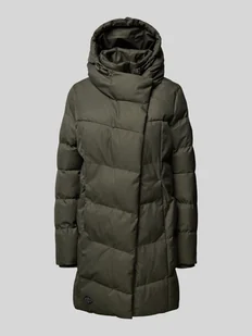 Parka pikowana z kapturem model ‘Pavla’ - Kurtki damskie - miniaturka - grafika 1