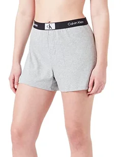 Calvin Klein Damskie szorty do spania, szary, S - Spodenki damskie - miniaturka - grafika 1