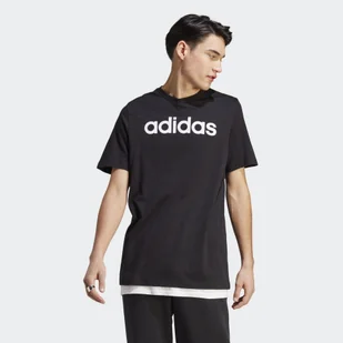 Essentials Single Jersey Linear Embroidered Logo Tee - Koszulki sportowe damskie - miniaturka - grafika 1