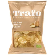 Chipsy - CHIPSY ZIEMNIACZANE NATURALNE BEZ DODATKU SOLI BIO 125 g - TRAFO - miniaturka - grafika 1