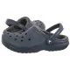 Klapki i japonki męskie - Klapki Classic Lined Clog Navy/Charcoal 203591-459 (CR263-b) Crocs - miniaturka - grafika 1