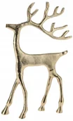 Ozdoby bożonarodzeniowe - Złoty renifer 20x31 cm figurka bożonarodzeniowa - miniaturka - grafika 1