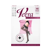 Bielizna lecznicza - Veera Silver Pończochy przeciwżylakowe 140 DEN otwarte palce Kati Poń. otw 140 - miniaturka - grafika 1