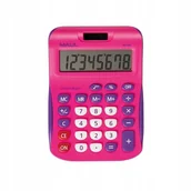 Kalkulatory - KALKULATOR MJ 550, junior, 8 POZYCYJNY,RÓŻOWY - miniaturka - grafika 1
