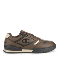 Sneakersy męskie - Sneakersy Champion 3 POINT TECH LOW S22272-MM505 Brązowy - miniaturka - grafika 1