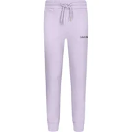 Spodnie sportowe damskie - CALVIN KLEIN JEANS Spodnie dresowe | Regular Fit - miniaturka - grafika 1