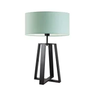 Lampy stojące - Lampa podłogowa LYSNE Thor, 60 W, E27, miętowa/czarna, 61x40 cm - miniaturka - grafika 1