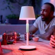 Lampy stojące - Philips Hue Go przenośna lampa stołowa LED, biała - miniaturka - grafika 1