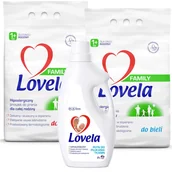 Środki do prania - Zestaw Lovela Family Proszek do prania + Płyn do płukania - miniaturka - grafika 1