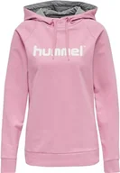 Bluzy damskie - hummel Damska bluza z kapturem GO Cotton z logo - miniaturka - grafika 1