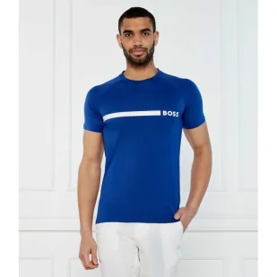 BOSS BLACK T-shirt RN Slim Fit - Koszulki męskie - miniaturka - grafika 1