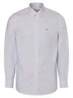 Koszule męskie - Scotch & Soda Koszula męska Mężczyźni Regular Fit Bawełna niebieski|biały w paski, S - miniaturka - grafika 1