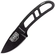 Noże - ESEE Knives Candiru Black CAN-B nóż na szyję z czarną pochwą + klips do paska - miniaturka - grafika 1