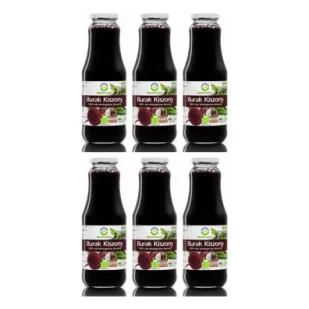 Bio Food Sok z buraka kiszonego NFC bezglutenowy Zestaw 6 x 1 l Bio - Soki i napoje niegazowane - miniaturka - grafika 1
