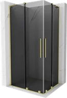 Kabiny prysznicowe - Mexen Velar L Duo kabina prysznicowa rozsuwana 90x80 cm, grafit, złota szczotkowana - 871-090-080-02-43-55 - miniaturka - grafika 1