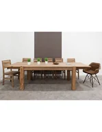 Stoły - Stół Drewniany Jadalniany 200/300Cm Natural - miniaturka - grafika 1