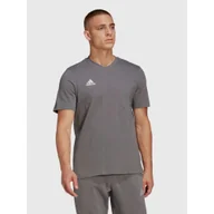 Koszulki męskie - Koszulka Męska Adidas T-shirt Bawełniany Popielaty HC0449 - miniaturka - grafika 1