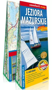 ExpressMap Jeziora mazurskie. Laminowana mapa żeglarska, 1:60 000 praca zbiorowa - Atlasy i mapy - miniaturka - grafika 1