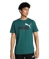 Koszulki męskie - Puma ESS Logo Tee - Koszulka męska, Malachit, XL - miniaturka - grafika 1