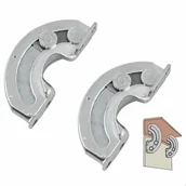 Zawiasy, okucia i inne akcesoria - Drzwi szafkowe 90 stopni – ciche zamykanie do szafek z zawiasem śrubowym, skrzynia drewniana, skrzynka na liście, wspornik kuchenny, stół, drzwi listw - miniaturka - grafika 1