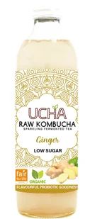 KOMBUCHA Z IMBIREM NISKA ZAWARTOŚĆ CUKRÓW FAIR FOR LIFE BIO 350 ml - UCHA - Pasztet i przetwory mięsne - miniaturka - grafika 1