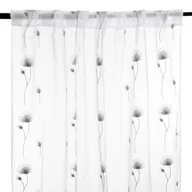 Firany - Firanka gotowa SELLY woalowa z dekorowanym haftem 140x250 cm HOMLA - miniaturka - grafika 1