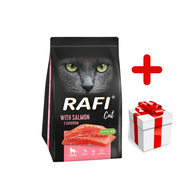 Sucha karma dla kotów - DOLINA NOTECI Rafi Cat karma sucha dla kotów sterylizowanych z łososiem 1,5kg + niespodzianka dla kota GRATIS! - miniaturka - grafika 1