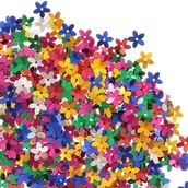 Dekoratorstwo - [55502] Cekiny kwiatuszki duże mix kolorów - miniaturka - grafika 1