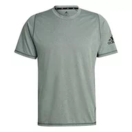 Koszulki męskie - adidas Męski T-shirt M FRL ULT Ht, Oksydowany, biały/czarny, S - miniaturka - grafika 1