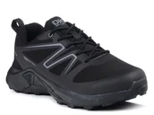 Buty trekkingowe męskie - Buty trekkingowe męskie czarne niskie impregnowane DK 11121-46 - miniaturka - grafika 1