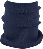 Szaliki i chustki dla dzieci - Bawełniany podwójny komin dziecięcy Noviti GP011-B-02 Granatowy - miniaturka - grafika 1