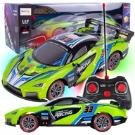 Zabawki zdalnie sterowane - Samochód Zdalnie Sterowany Rc 1:12 Auto Na Pilota Podświetlanie Led - miniaturka - grafika 1