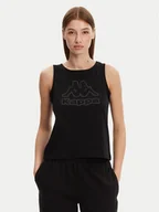 Koszulki i topy damskie - Kappa Top Logo Gria 382129W Czarny Regular Fit - miniaturka - grafika 1