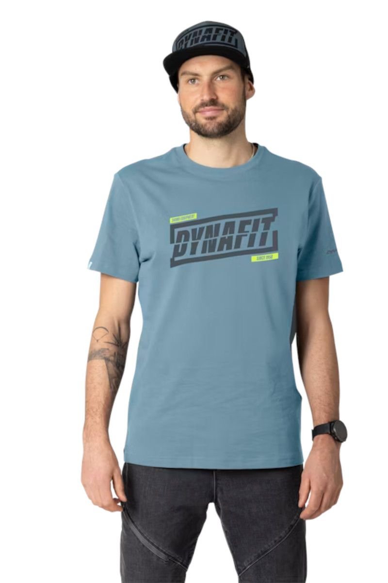 Dynafit Koszulka trekkingowa męska Graphic Cotton niebieska 48_M