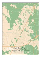 Plakaty - Galeria Plakatu, Marki mapa kolorowa, 40x50 cm - miniaturka - grafika 1