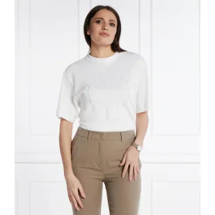 Calvin Klein T-shirt | Relaxed fit - Koszulki i topy damskie - miniaturka - grafika 1