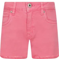 Spodnie i spodenki dla dziewczynek - Pepe Jeans London Szorty PATTY | Regular Fit - miniaturka - grafika 1