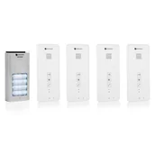 Domofony - Smartwares DIC domofon do 2 mieszkań z funkcją otwierania drzwi, technika 2-przewodowa - miniaturka - grafika 1