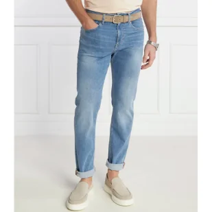 BOSS ORANGE Jeansy Taber Zip BC-P | Skinny fit - Spodnie męskie - miniaturka - grafika 1