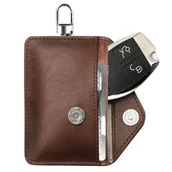 Etui na klucze - Etui na kluczyki samochodowe z blokadą antykradzieżową sygnału RFID klatka Faradaya - miniaturka - grafika 1