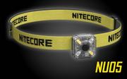 Latarki - Nitecore nu05 Kit LED lampka na głowę z zintegrowany akumulator ładowany NCNU05K - miniaturka - grafika 1