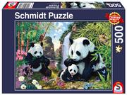 Puzzle - Puzzle Rodzina pand 500 elementów - miniaturka - grafika 1