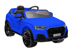 Auto Na Akumulator Audi Q7 Niebieskie Lakierowane - Tory, garaże, parkingi - miniaturka - grafika 1