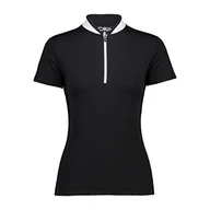 Koszulki i topy damskie - CMP CMP Damski T-shirt ze streczu czarny S 30C7336 - miniaturka - grafika 1