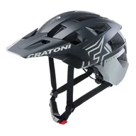 Kaski rowerowe - Kask rowerowy Cratoni AllSet Pro (MTB) czarny/szary matowy, rozmiar S/M (54-58 cm) - miniaturka - grafika 1