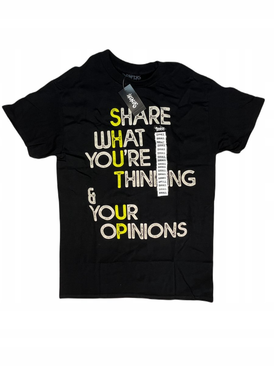 Koszulka T-shirt męski Spencer's czarny napisy S