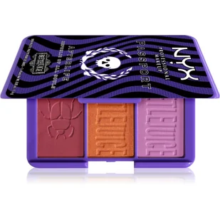 NYX Professional Makeup X Beetlejuice Passport Palette mini paletka do konturowania twarzy 4,8g - Bronzery i konturowanie twarzy - miniaturka - grafika 1