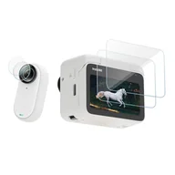 Akcesoria do drona - Ochronne szklo Sunnylife na ekran i obiektyw do Insta360 Go 3 - miniaturka - grafika 1