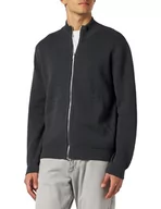 Kurtki męskie - Seidensticker Męska kurtka z zamkiem błyskawicznym, szary, XL - miniaturka - grafika 1