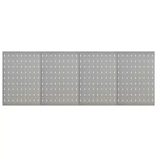 vidaXL Ścienne płyty perforowane 4 szt. 40x58 cm stal 145350 - Pozostałe wyposażenie warsztatu - miniaturka - grafika 1